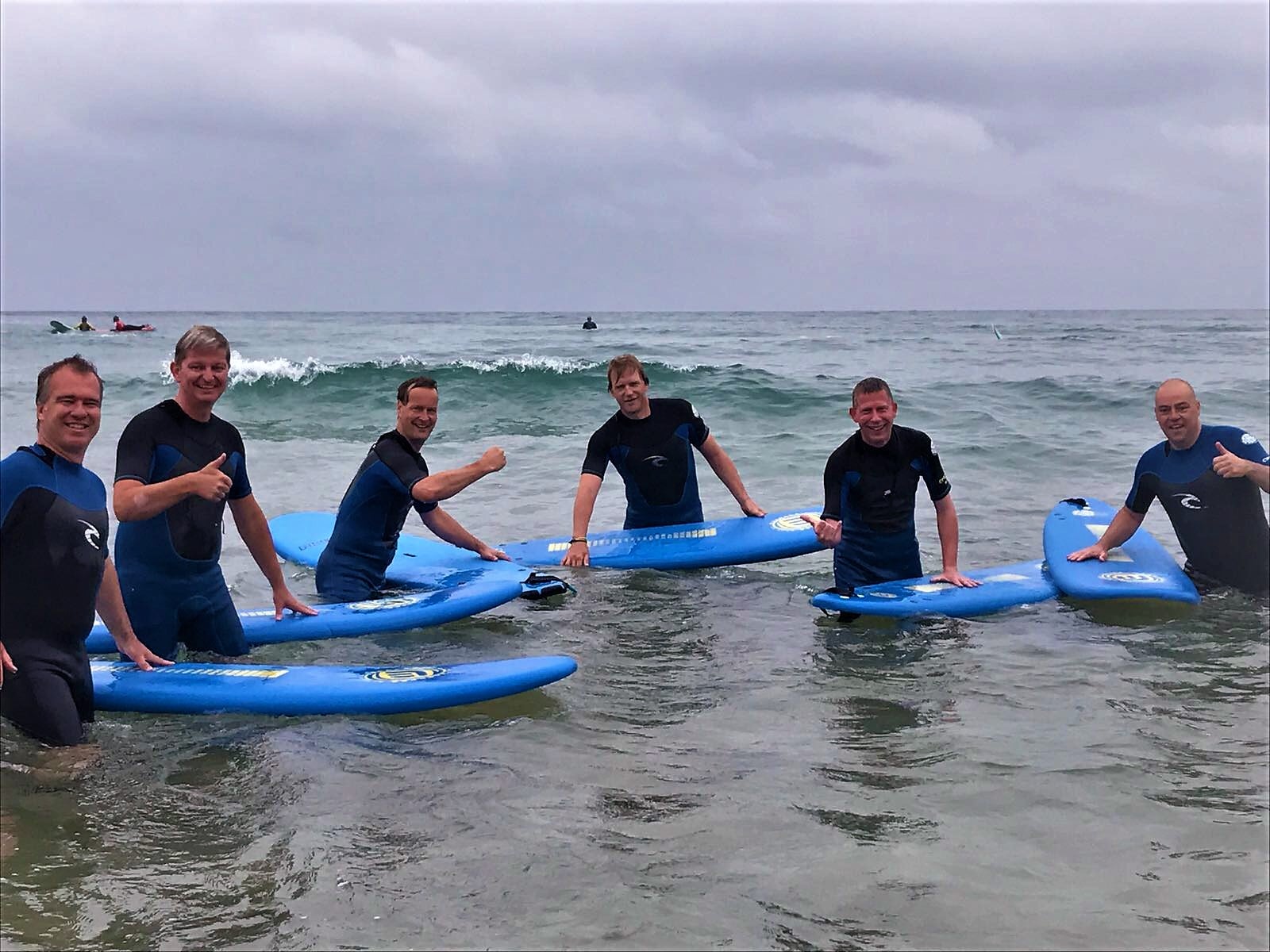 private surfing class San Sebastian