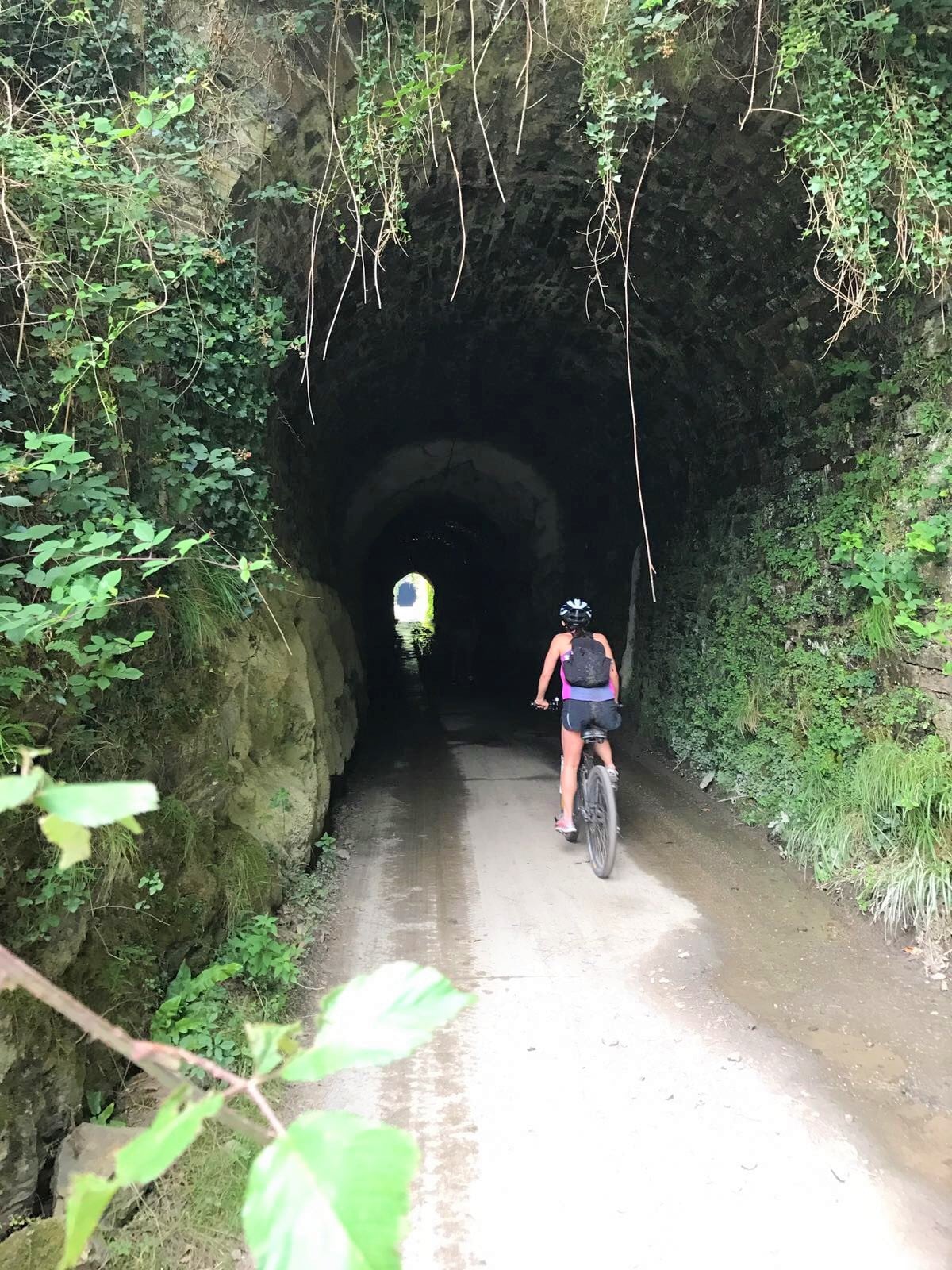 Basque country cycling trail