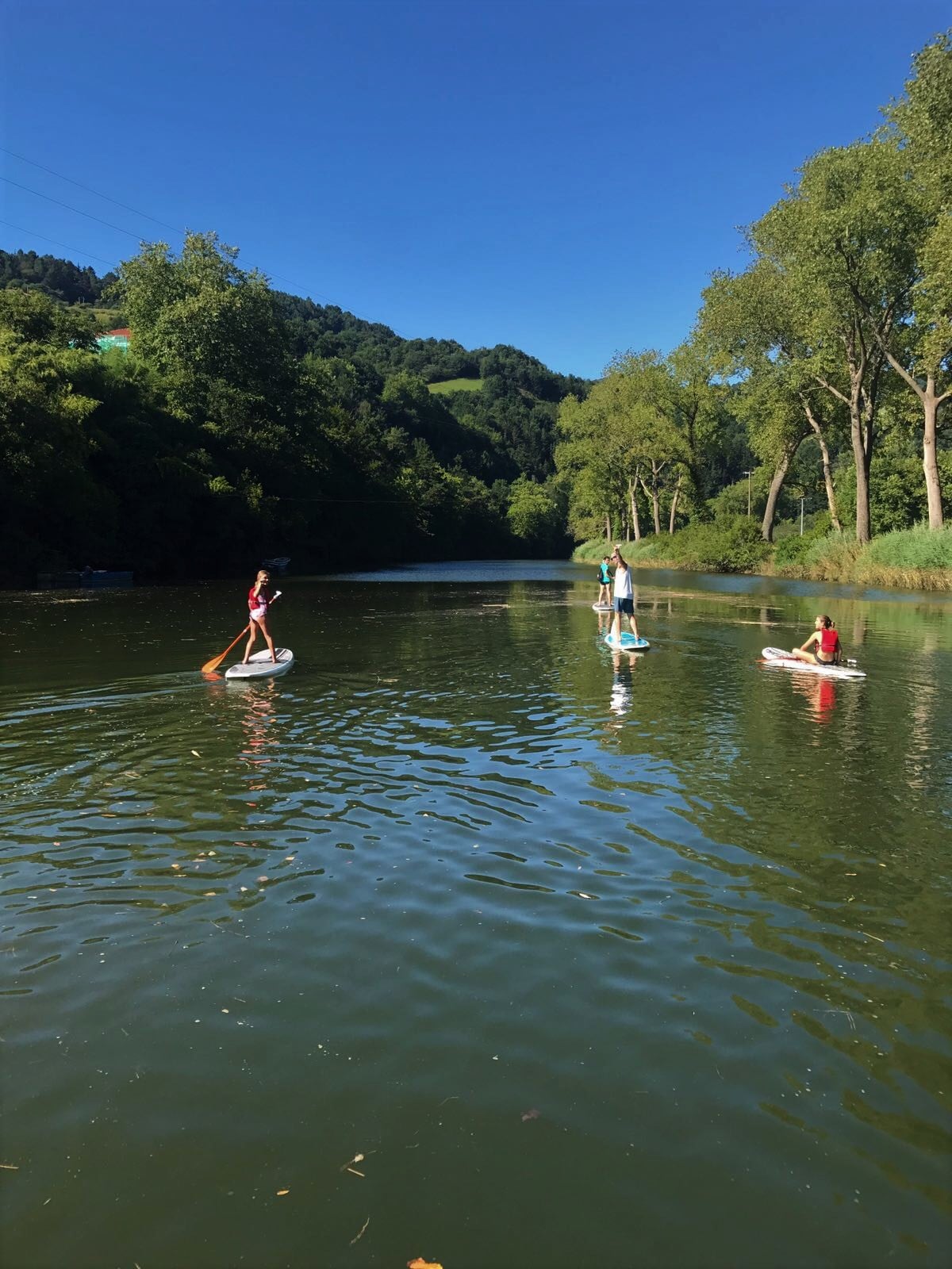 stand up paddle board family tour