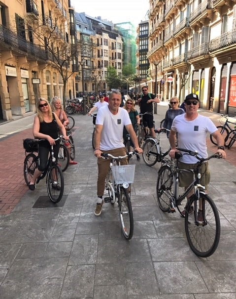 bike city (2) bike tour in San Sebastian old part