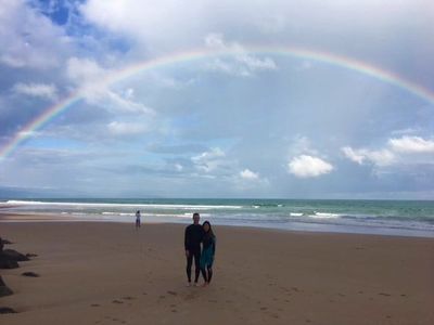rainbow san sebastian private surf tour