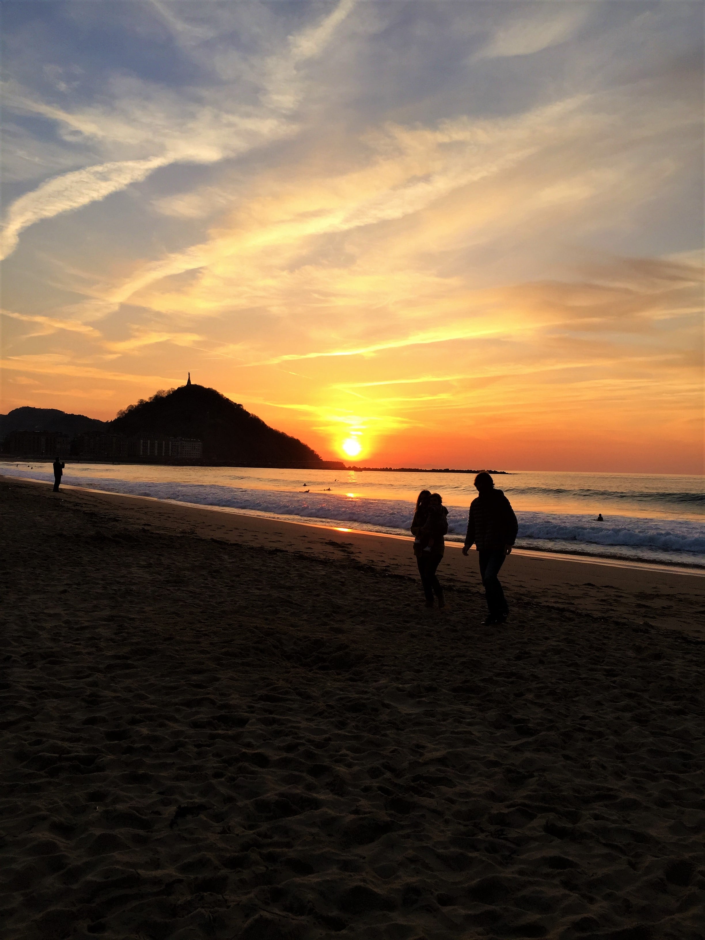 San Sebastian Spring sunset