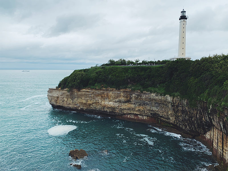Biarritz coast & lighthouse